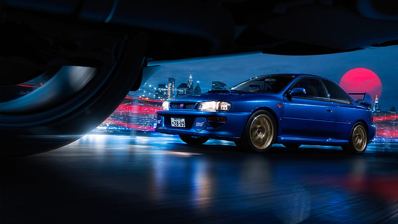 Subaru Impreza 22B, subaru, cars, HD wallpaper