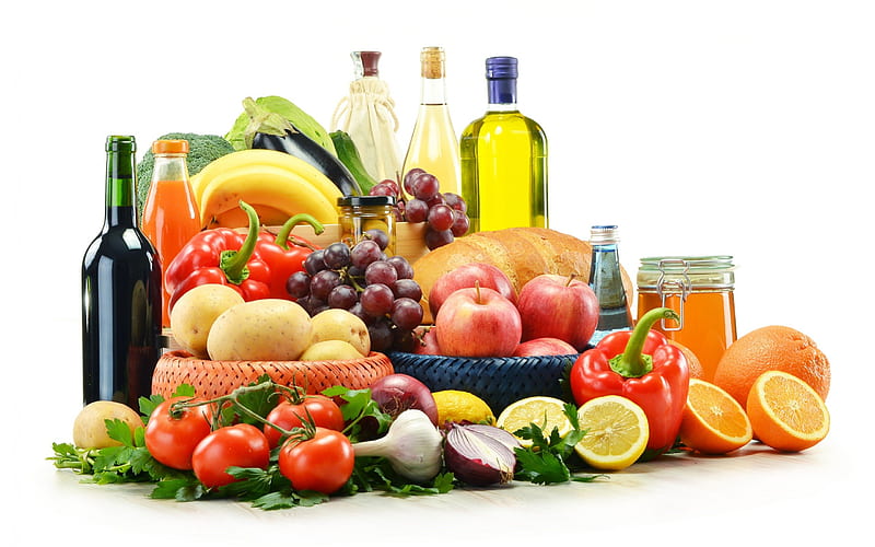 Fruits and Vegetables, Fruits, Vegetables, HD wallpaper