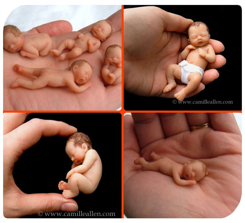 MARZIPAN BABIES #4, cute, babies, tiny, sweet, HD wallpaper