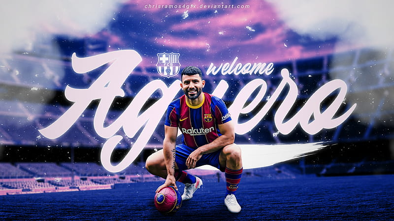 Sergio Aguero, soccer, barca, aguero 2021, kun aguero, barcelona, football, HD wallpaper