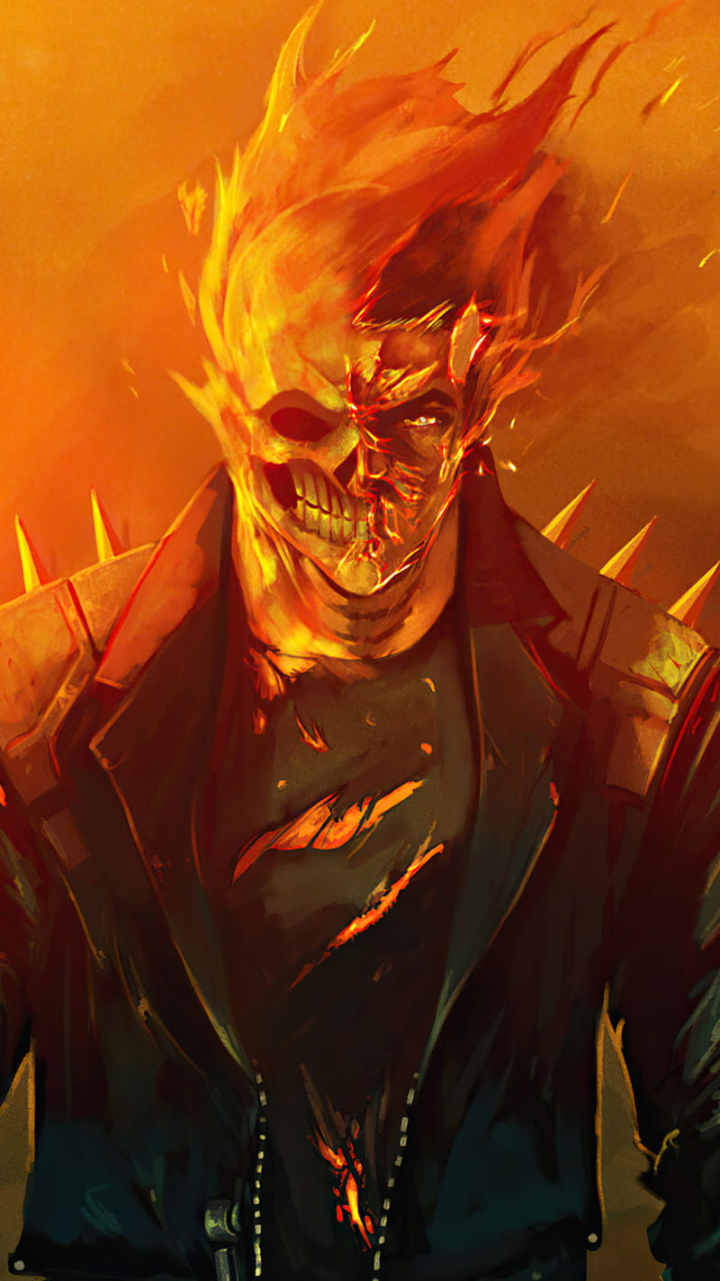 Ghost Rider Marvel Hd Phone Wallpaper Peakpx