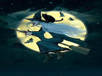 HD flying-witch wallpapers | Peakpx