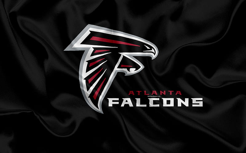 Atlanta Falcons, American football, logo, emblem, NFL, National Football League, Atlanta, Georgia, USA, National Football Conference, HD wallpaper