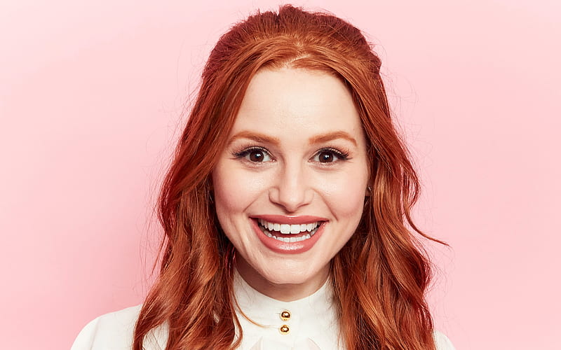 Madelaine Petsch, Hollywood, american actress, beauty, smile, HD wallpaper