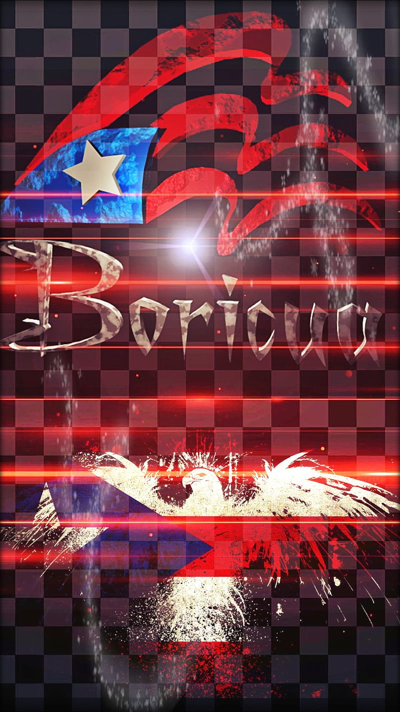 Boricua, puerto rico, usa, flags, red, white, blue, maps, globe, caribbean, stars, HD phone wallpaper