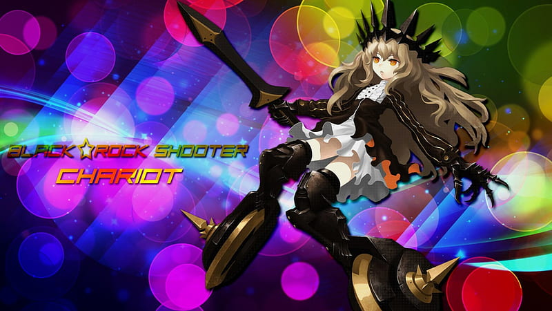 Chariot/BRS, Black Rock Shooter, BRS, Chariot, Anime, HD wallpaper