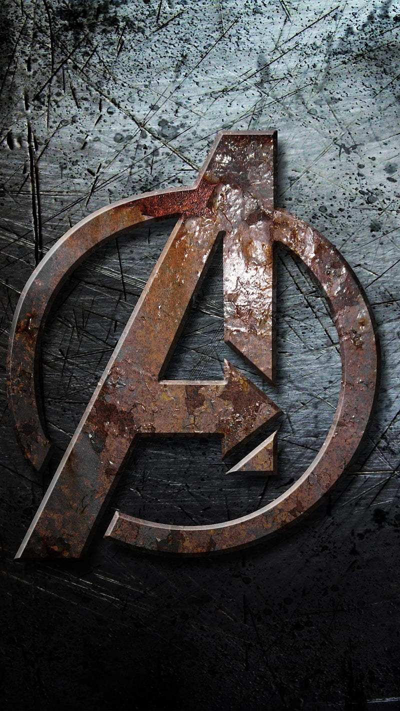 Avengers Logo , a style logo, a logo, marvels, HD phone wallpaper