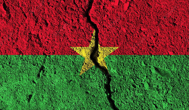 Premium . Burkina faso flag with crackdle country divided concept, HD wallpaper