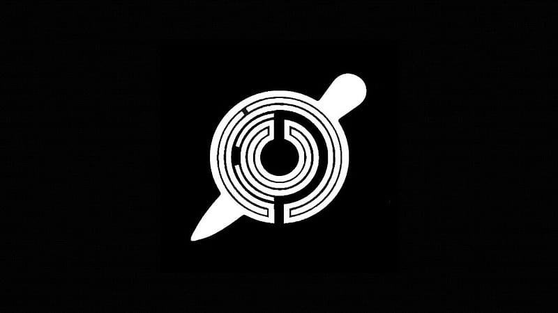 KP Pendulum, EDM Logo, Pendulum, Knife Party, Black, HD wallpaper