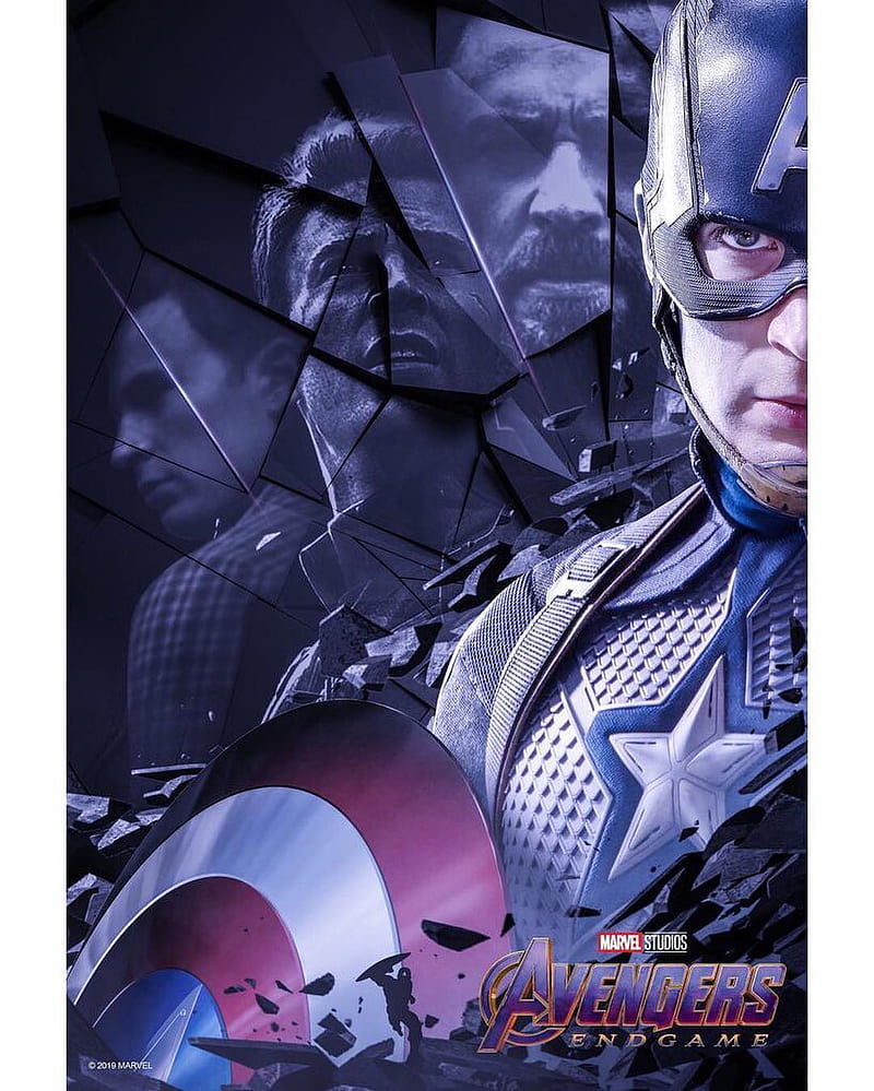 Avengers Endgame, avengers end game, captain america, HD phone wallpaper