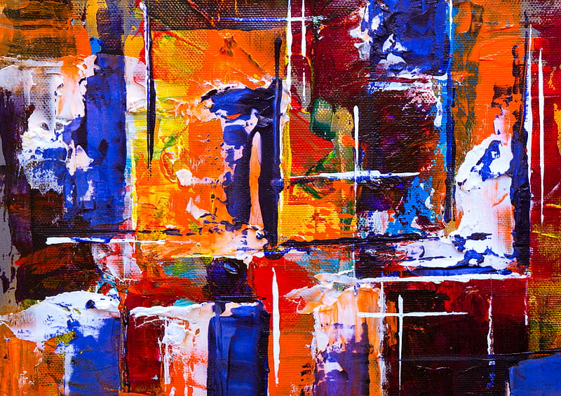 abstraction, paint, oil paint, art, HD wallpaper