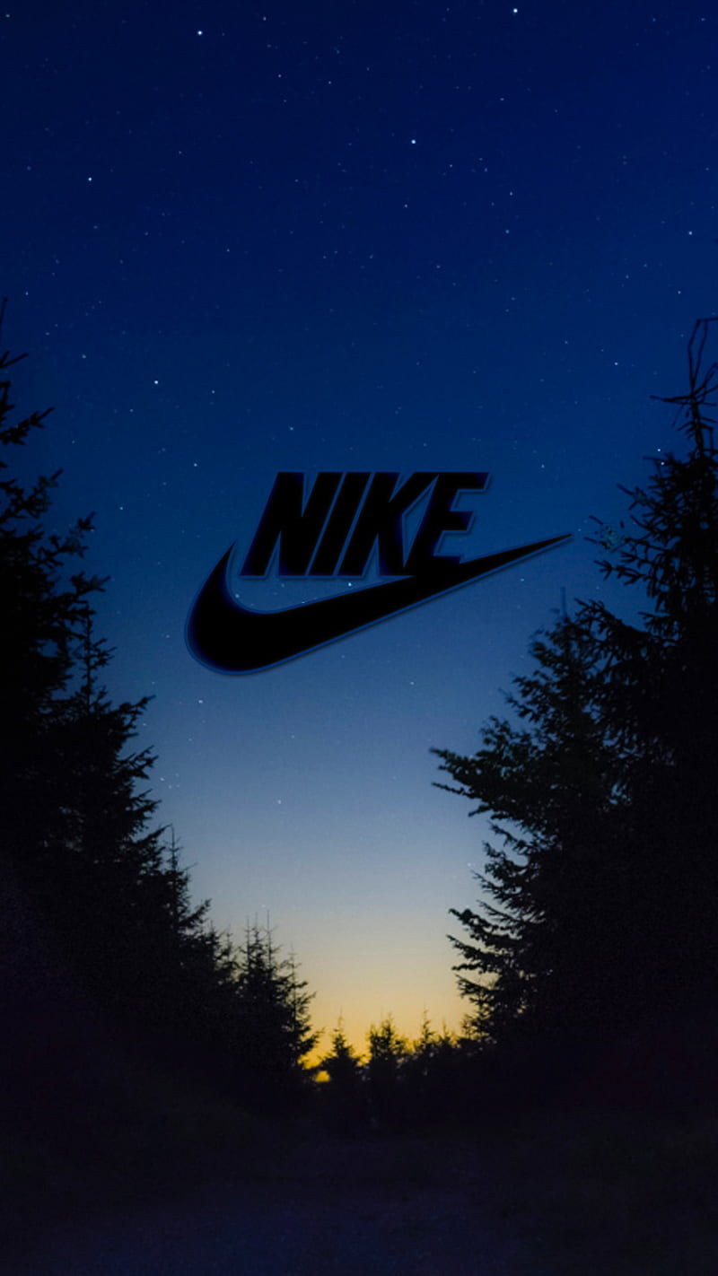 Nike, black, brands, colors, heaven, landscape, logo, logos, nature, tumblr, HD phone wallpaper |