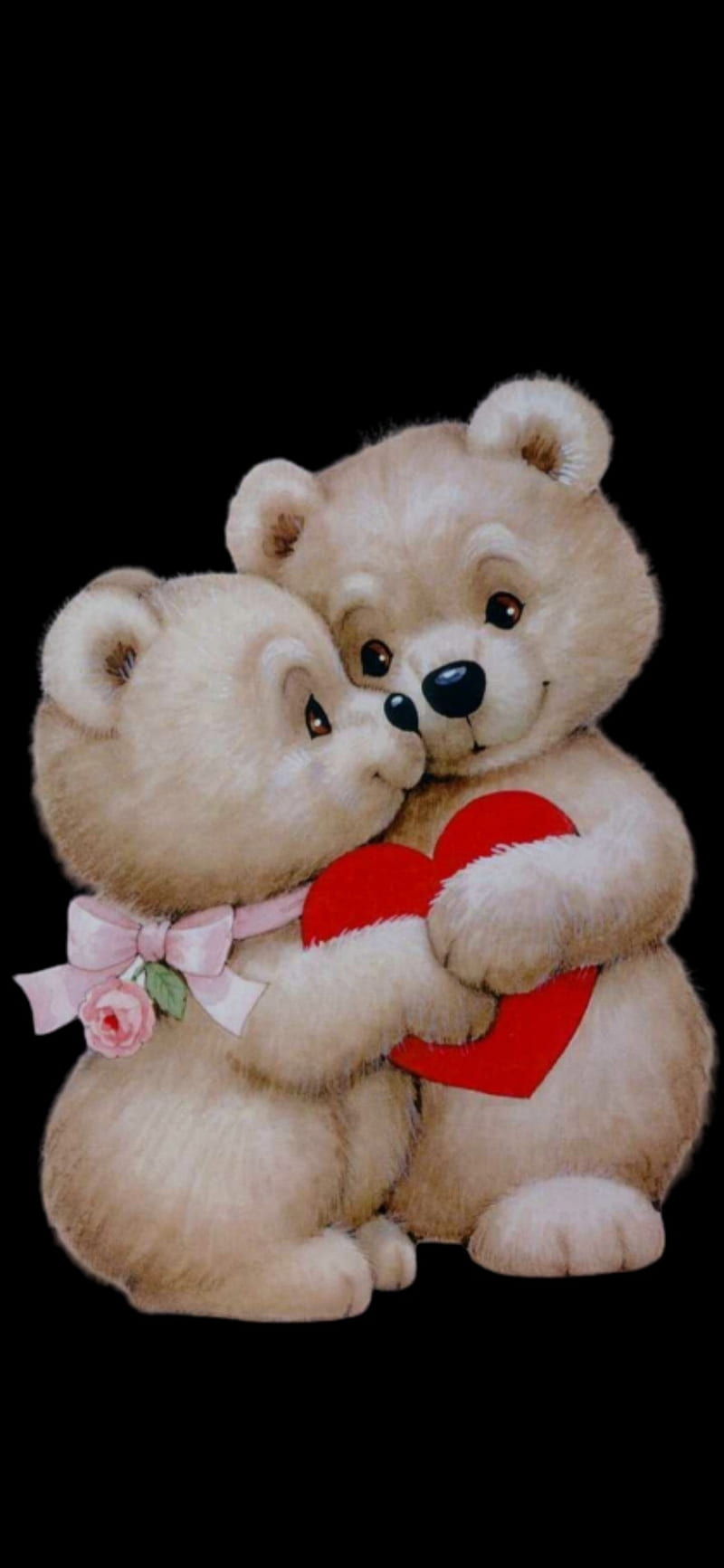 Teddy bear with love, missing, bears, anime, HD phone wallpaper | Peakpx