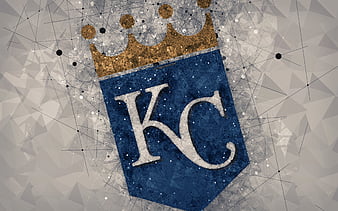 Kansas City Royals logo, American baseball club, winter concepts