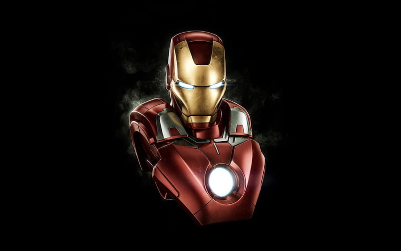 Iron Man, superhero, 3d art, comic characters, HD wallpaper