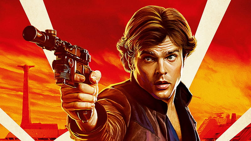 Han Solo In Solo A Star Wars Story Movie, solo-a-star-wars-story, 2018-movies, movies, han-solo, HD wallpaper