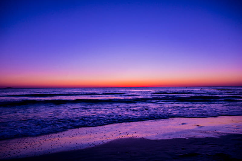 Ocean During Dawn , nature, ocean, dawn, HD wallpaper