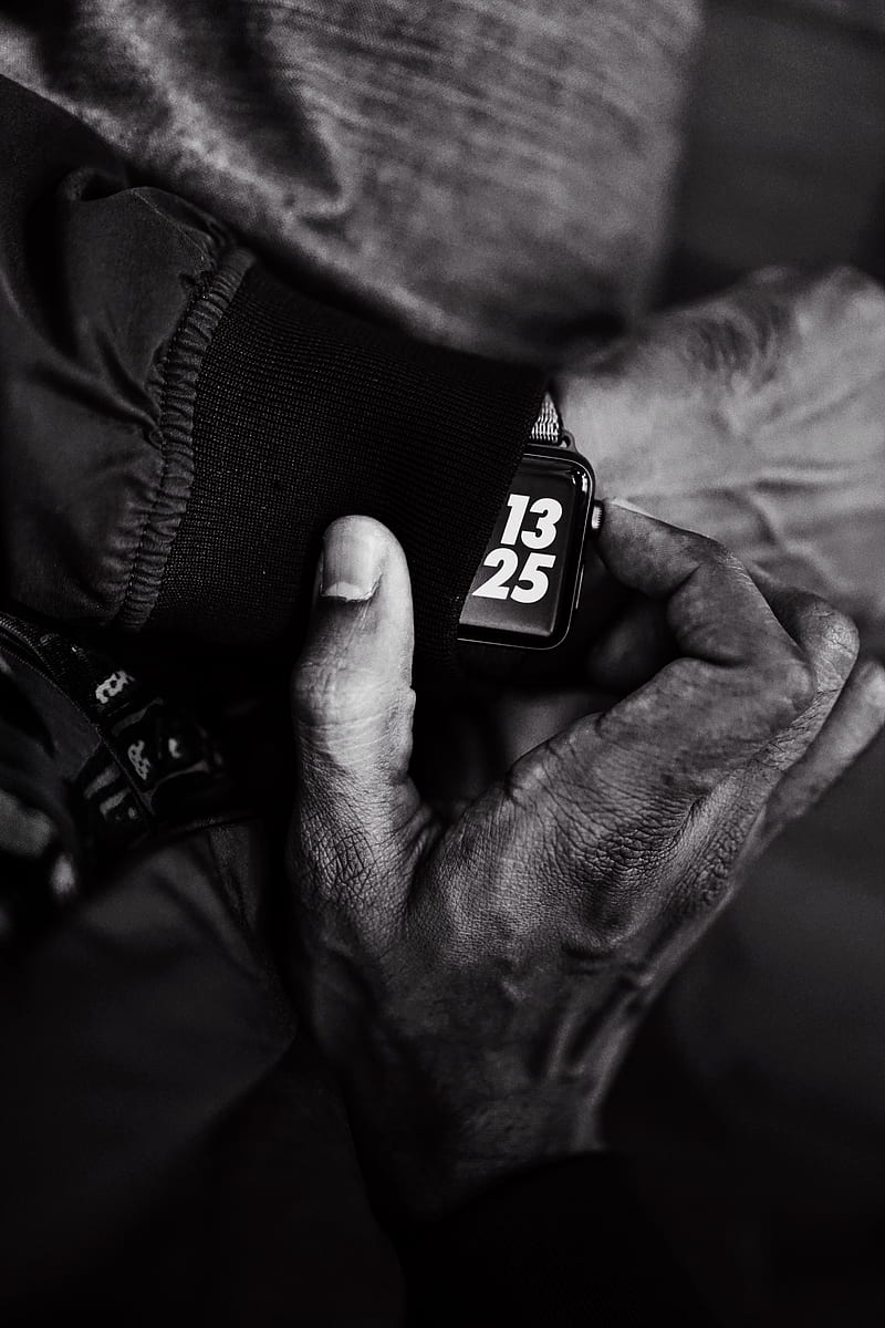 hands, watch, bw, time, accessory, HD phone wallpaper