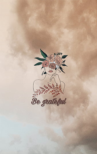 HD wallpaper aesthetic aesthetic attitude be grateful brown care galaxy girl green gurley happy thumbnail