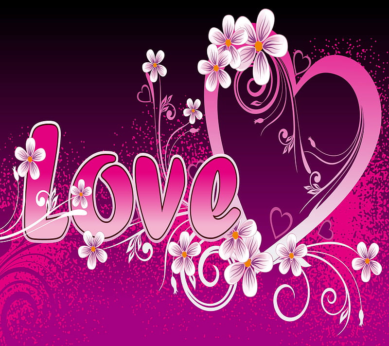 Pink Love Heart, cool, love, HD wallpaper | Peakpx