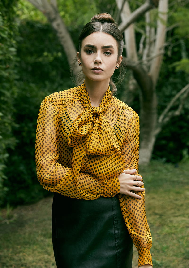 New Lily Collins 2020, HD phone wallpaper