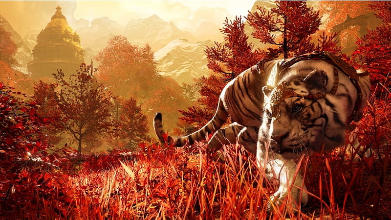 Far Cry 4 Shangri La Tiger Companion, HD wallpaper