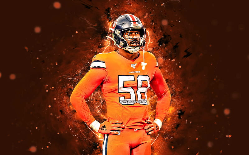 orange uniform NFL, HD wallpaper