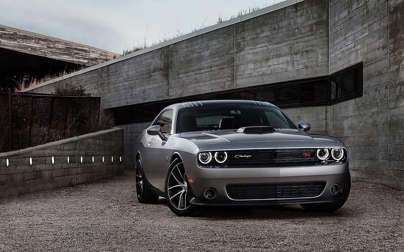 2015 Dodge Challenger, 4th Gen, Coupe, V8, car, HD wallpaper