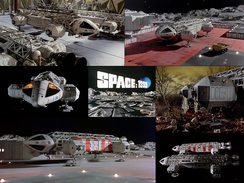 Space:1999 Eagle Transporter, Eagle Transporter, Space 1999, sci fi, Eagle, spaceship, HD wallpaper