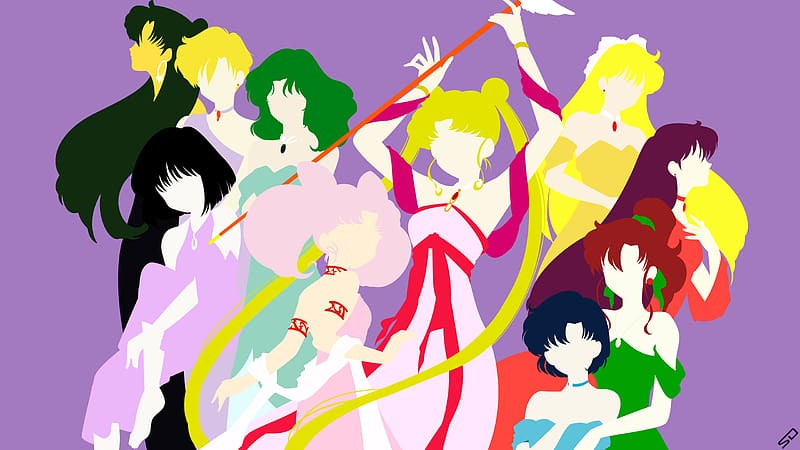 Anime, Sailor Moon, Usagi Tsukino, Minako Aino, Ami Mizuno, Makoto Kino, Haruka Tenou, Hotaru Tomoe, Chibi Usa, Rei Hino, Michiru Kaiou, Setsuna Meiou, HD wallpaper