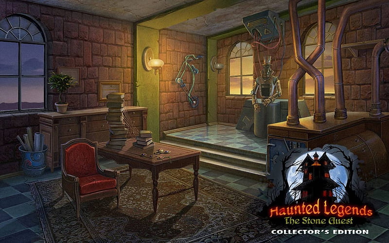 Haunted Legends 5 - The Stone Guest02, hidden object, cool, video games, puzzle, fun, HD wallpaper