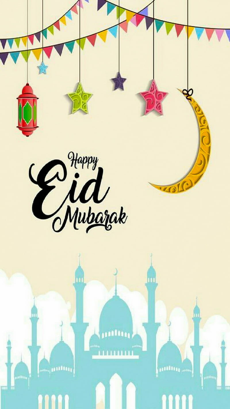 Eid Mubarak, eid, greetings, happy, islamic, mubarak, wish, HD phone  wallpaper | Peakpx