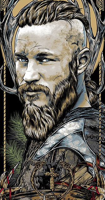 Ragnar, bjorn ironside, bts, cyberpunk, iphone, ivar, lagertha, noel, ragnar  lothbrok, HD phone wallpaper