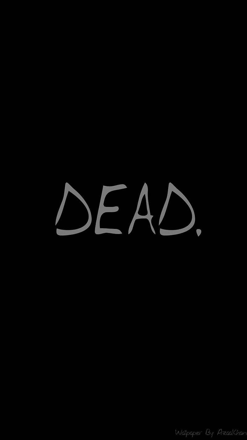 Dead Sad, alone, black, dead inside, love, miss, missing, sadness, simple, HD phone wallpaper