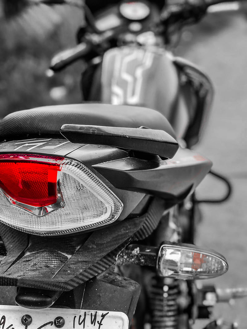 Apache tail light, bike, motorcycle, red, rtr, HD phone wallpaper