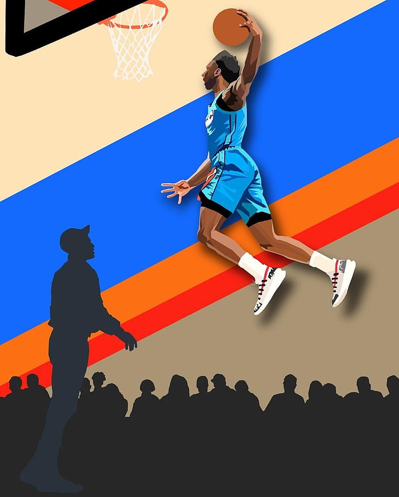 Basketball Dunk , america, esports, basketball, nba, oklahoma, dunk, HD phone wallpaper