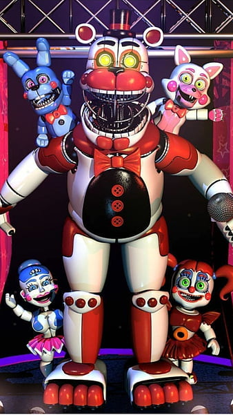 Funtime Foxy Bonnet, ballora, bon bon, bonnet, circus baby, fnaf, foxy,  funtime foxy, HD phone wallpaper