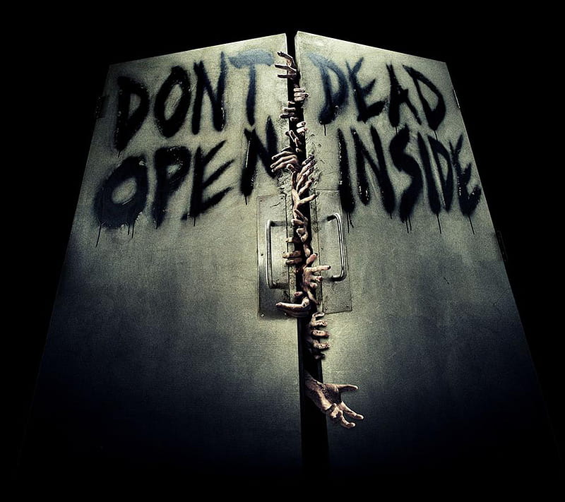 The Walking Dead, dont, inside, open, HD wallpaper