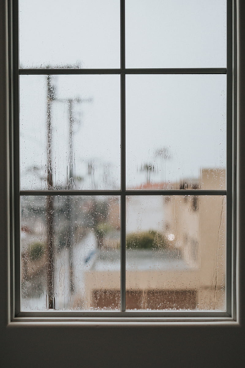window, drops, glass, frame, HD phone wallpaper