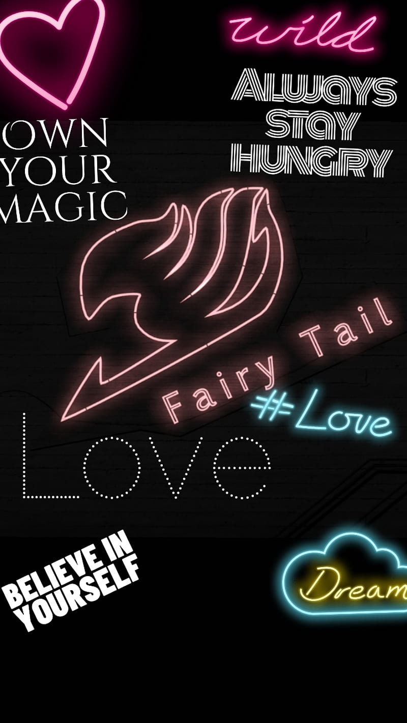 Love Fairy tail, lucky, hate, HD phone wallpaper | Peakpx