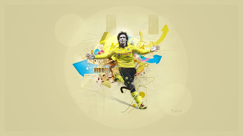 Soccer, Mats Hummels, Borussia Dortmund, HD wallpaper