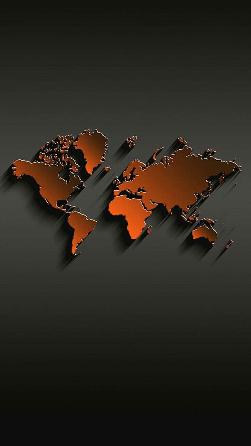 Worldwide map, world, thanksgiving, painting, xmas, happy, happy thanksgiving, nuce, bonito, HD phone wallpaper