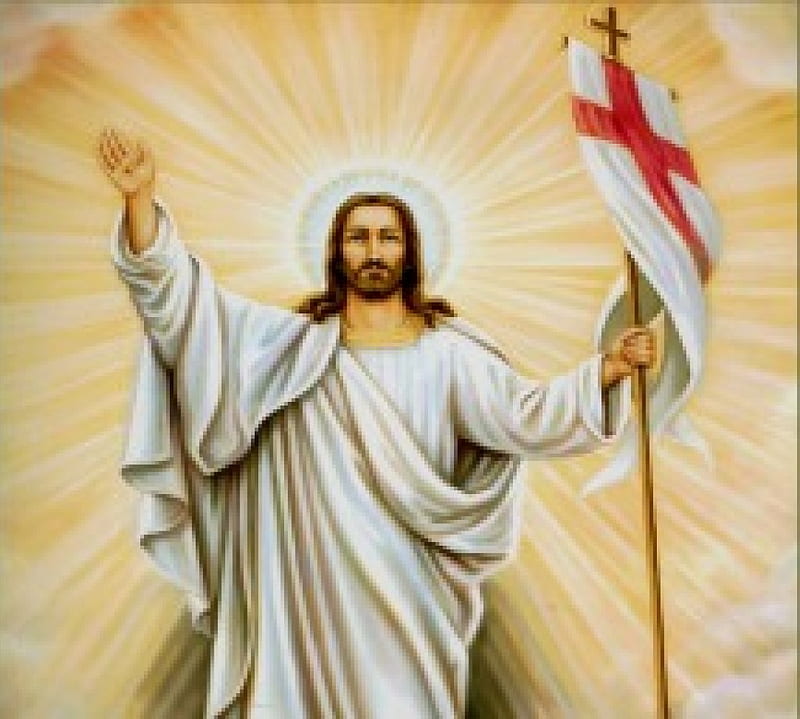 Jesus has risen, risen, christ, jesus, easter, god, HD wallpaper