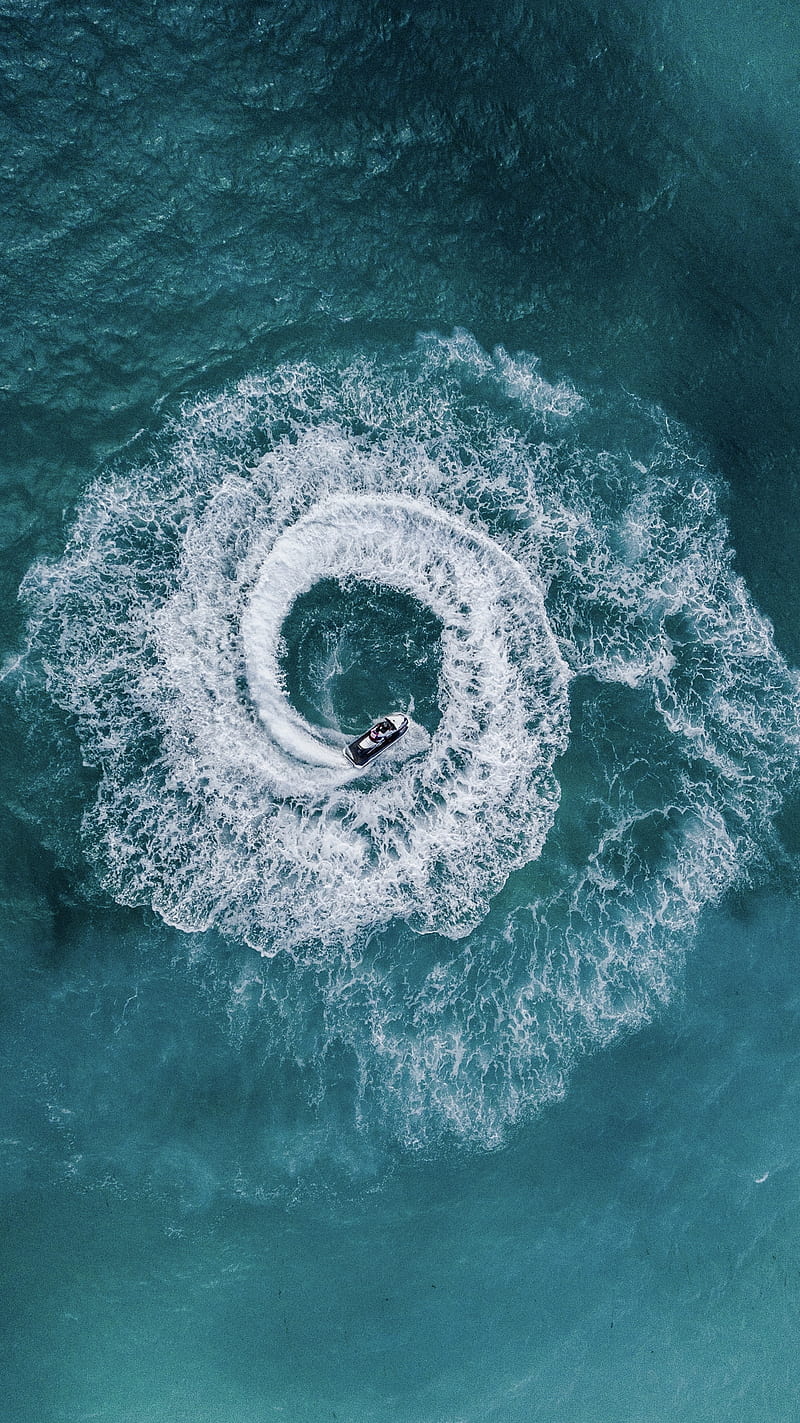 person driving personal watercraft during daytime, HD phone wallpaper