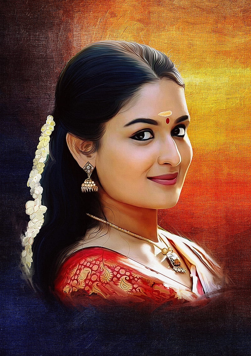 Prayaga Martin, actress, malayalam, tradition, HD phone wallpaper