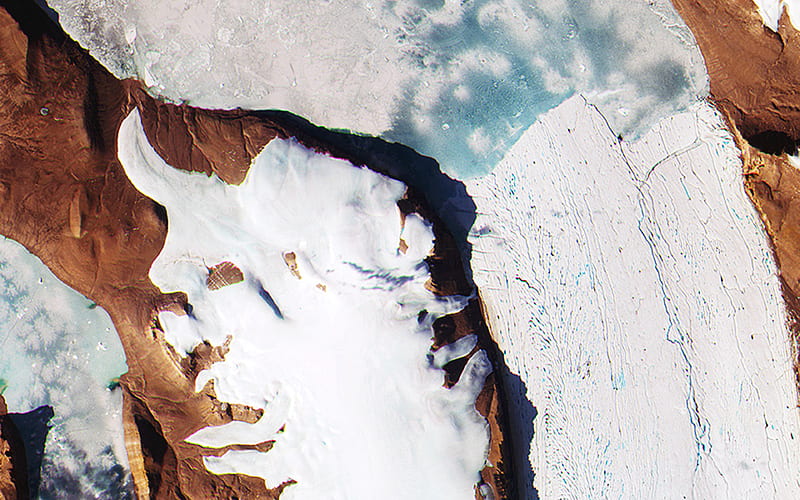 earthview, snow, winter, ice, art, arctic, HD wallpaper