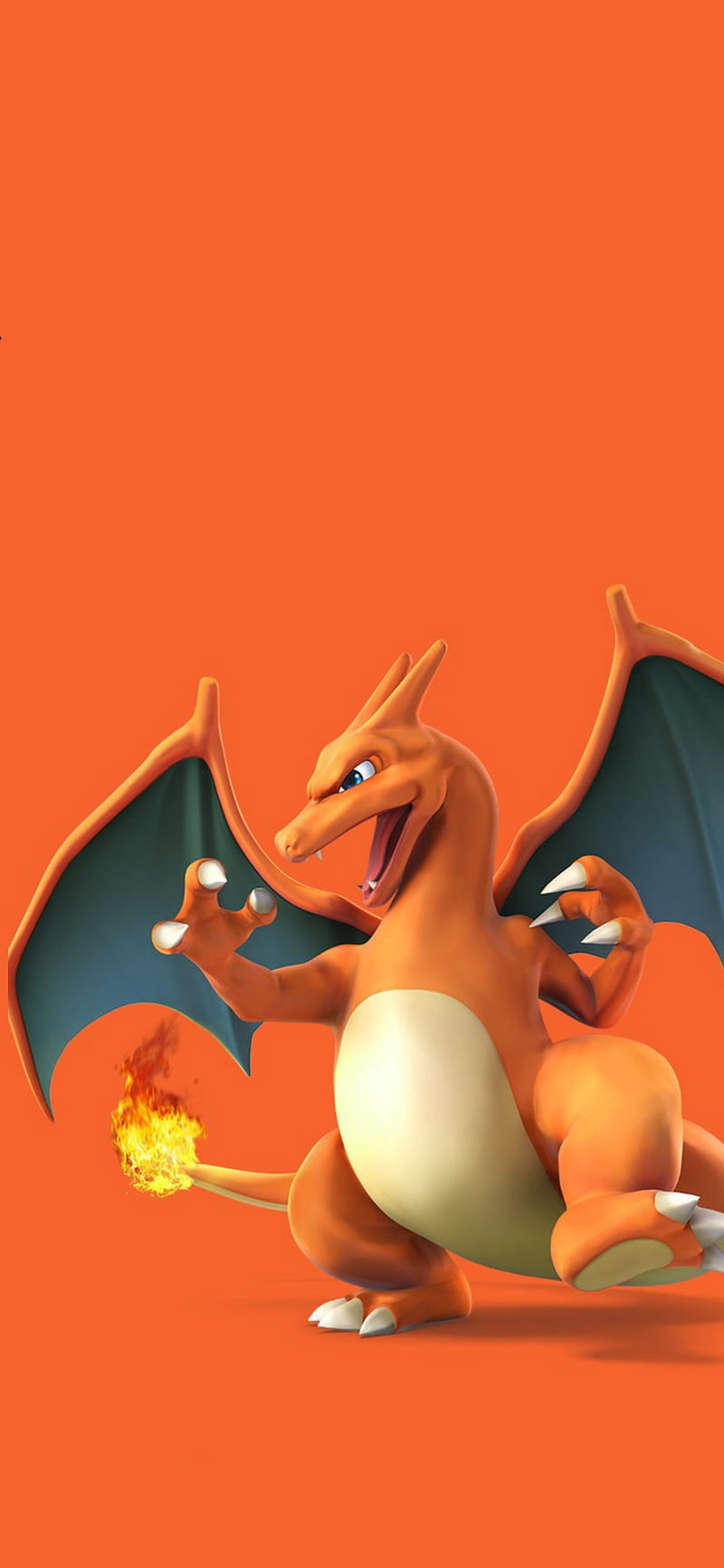 Charizard, anime, dragon, fire, orange, pokemon, HD phone wallpaper