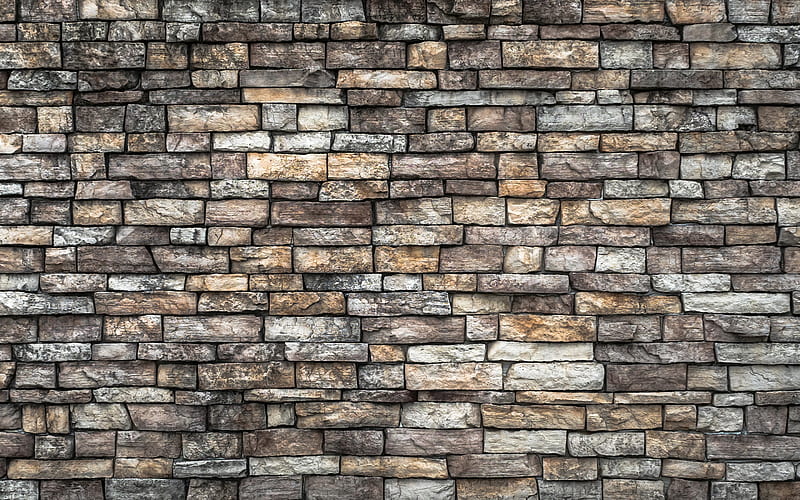 Stone wall, macro, stone textures, wall, gray stone wall, gray stone  background, HD wallpaper | Peakpx
