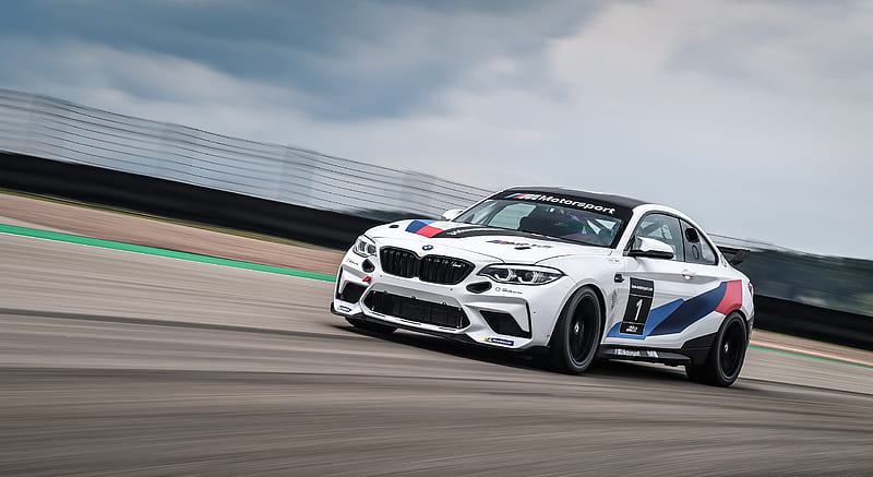 2020 BMW M2 CS Racing - Front Three-Quarter , car, HD wallpaper
