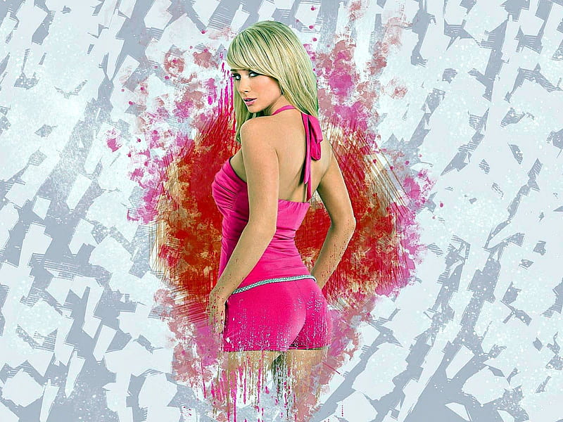 Sara Jean Underwood, Model, Pink, Blond, Playboy, HD wallpaper